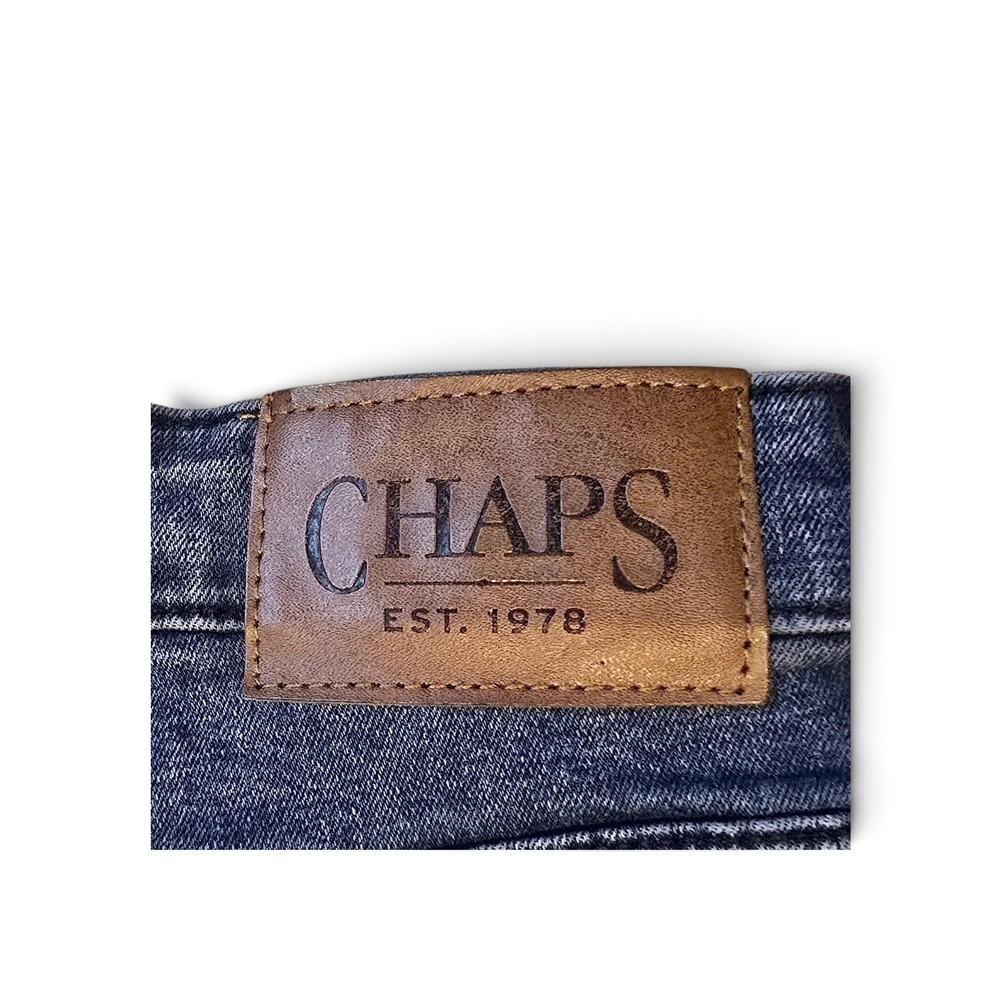 Chaps Mens Straight Leg Denim Jeans Medium Wash Blue Size 32x30 - Picture 4 of 6